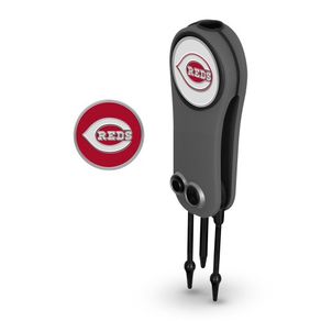 MLB Switchblade Tool with Ball Markers 1131866-Cincinnati Reds