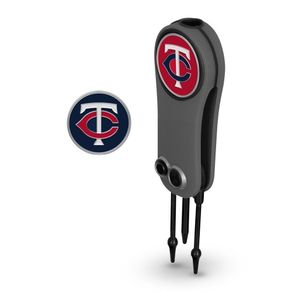 MLB Switchblade Tool with Ball Markers 1131875-Minnesota Twins