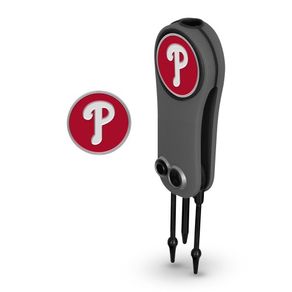 MLB Switchblade Tool with Ball Markers 1131879-Philadelphia Phillies