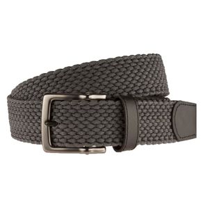 Nike Menâs Stretch Woven Belt 1008183-Dark Gray  Size 38, dark gray