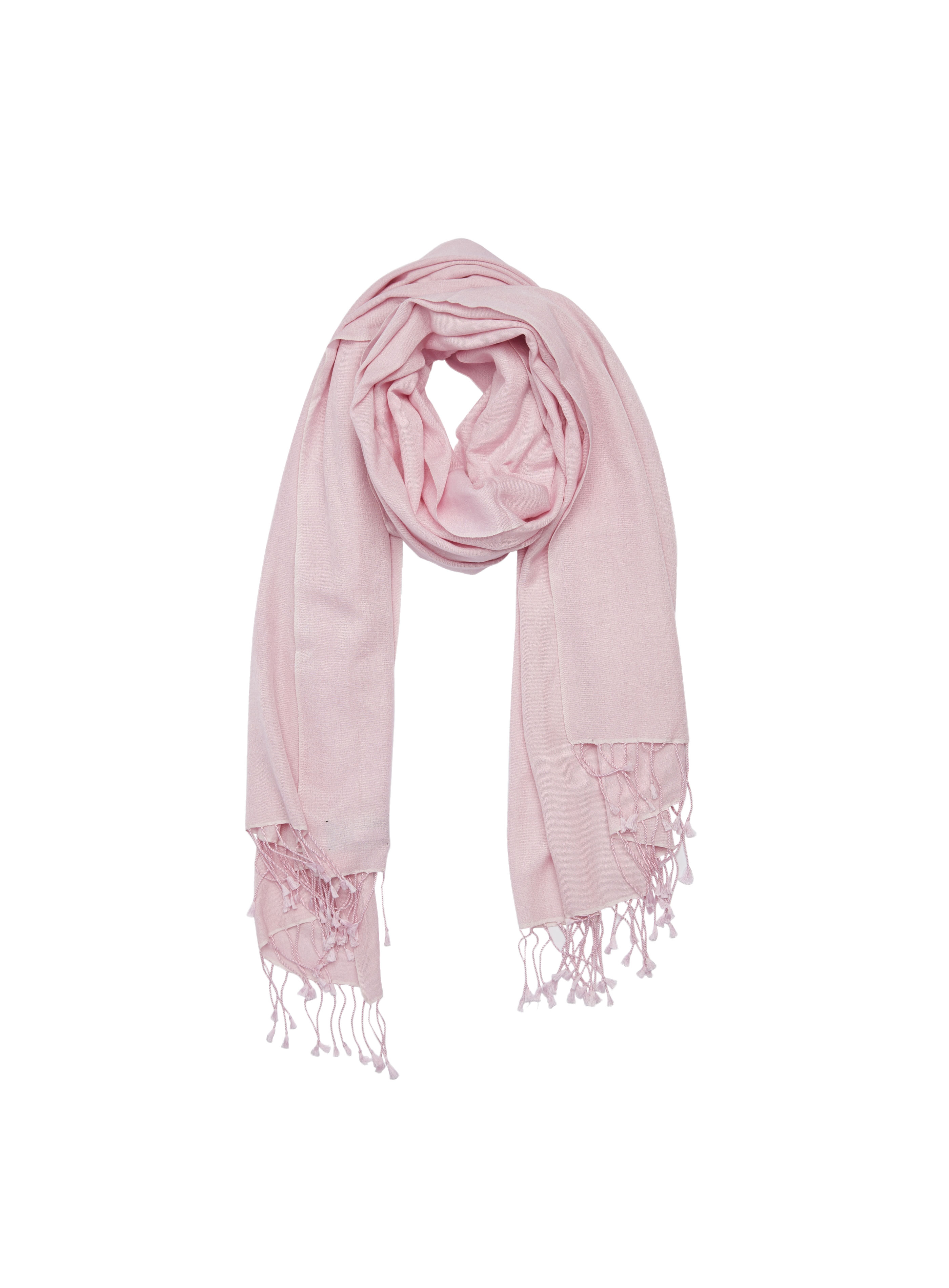 Pashmina and Silk Shawl (Pale Blossom)