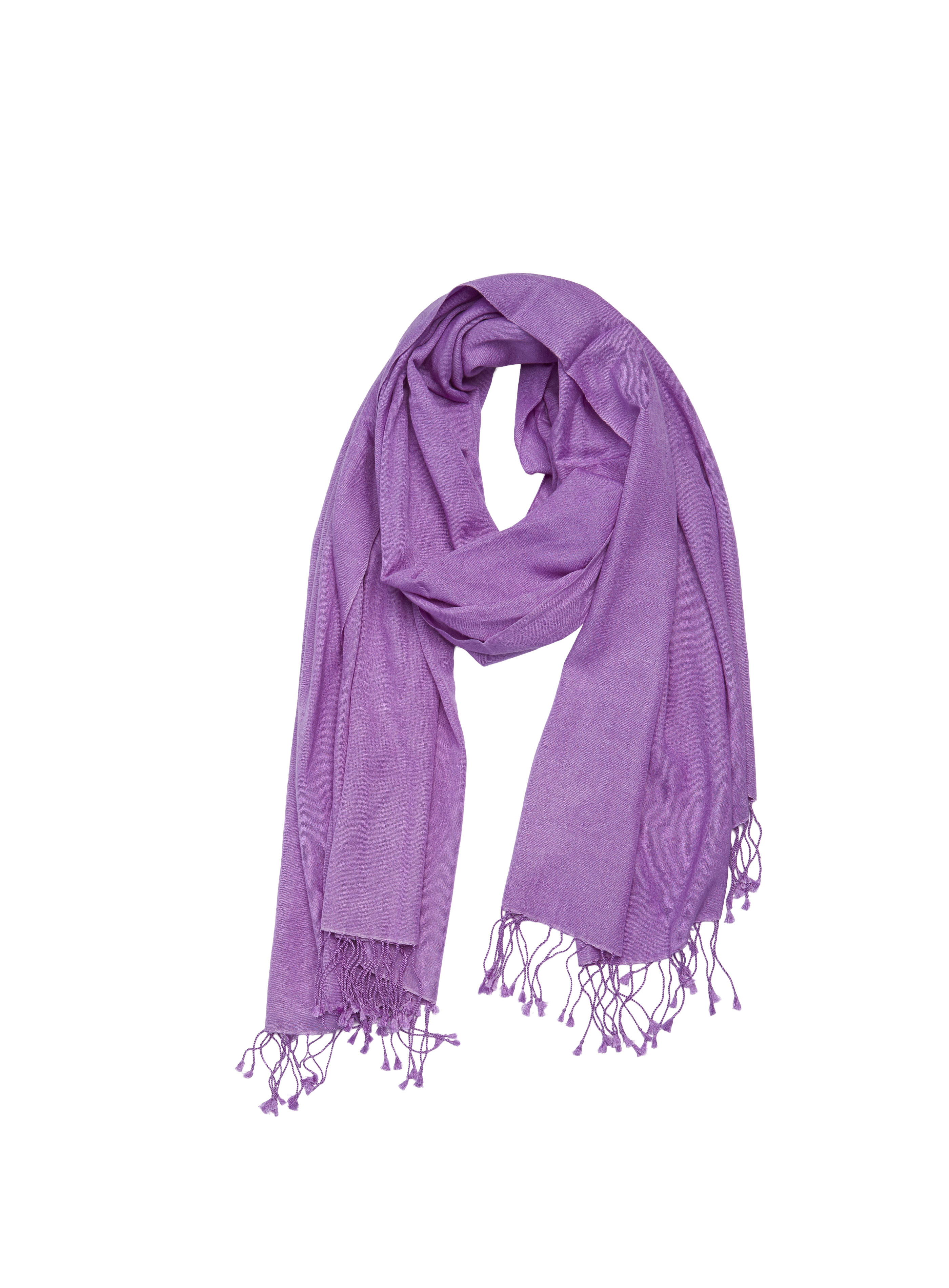 Pashmina and Silk Shawl (Lilac)