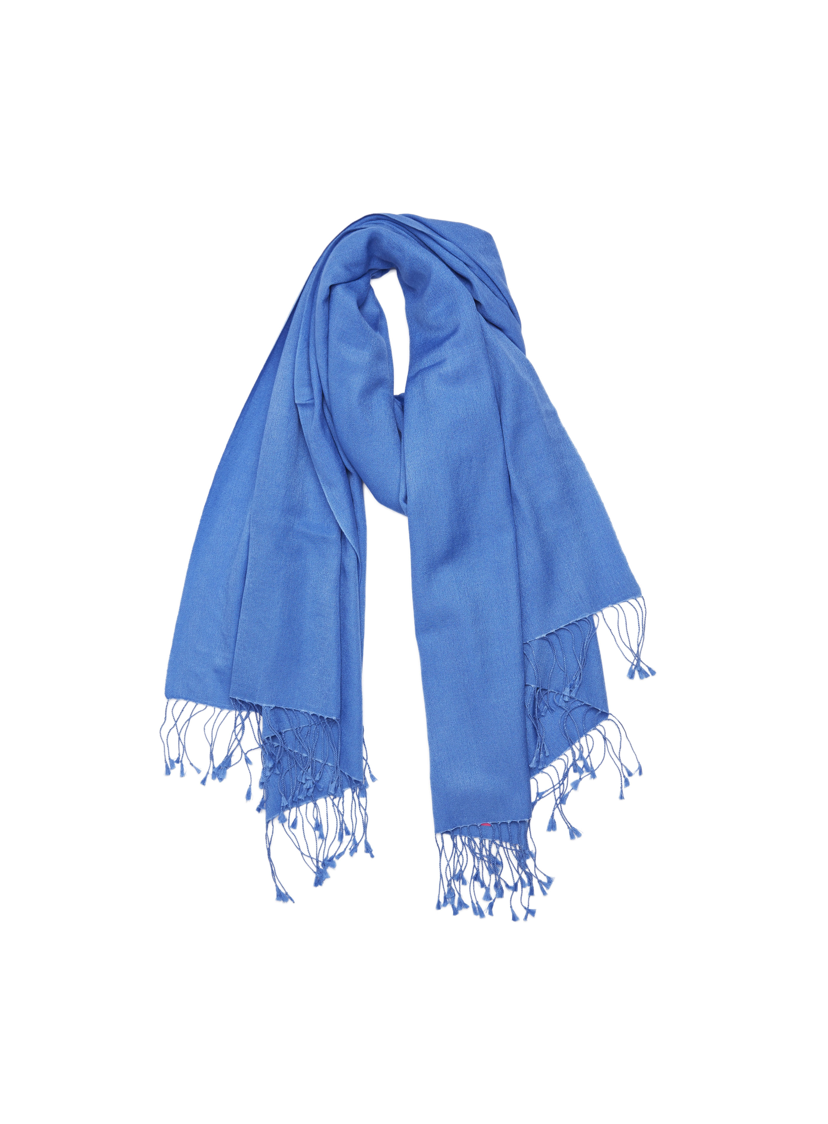 Pashmina and Silk Shawl (Periwinkle)