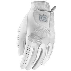 Wilson Staff Women\'s Grip Soft Glove 1088723-White  Size md Right, white