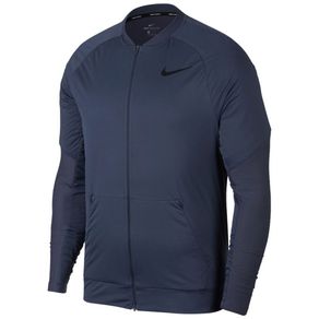 Nike Men\'s AeroLayer Full Zip Jacket 1102789-Thunder Blue/Black  Size 2xl, thunder blue/black