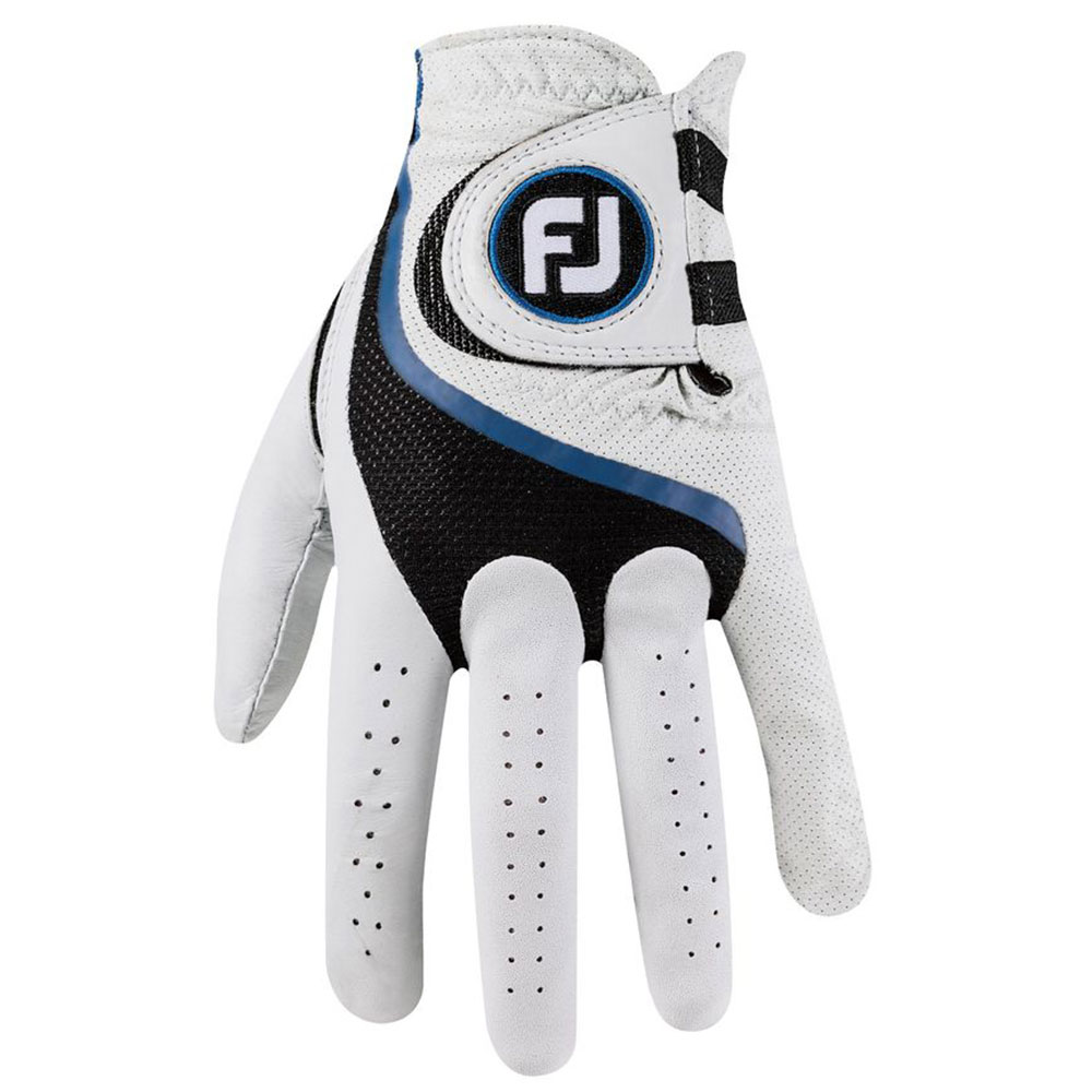 FootJoy Men\'s Pro FLX Glove  Size CADET SM, White/Black/Blue