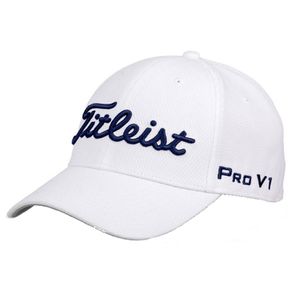 Titleist Tour Elite White Collection Hat 1110165-White/Navy  Size sm/md, white/navy