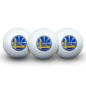 Team Effort NBA 3-Ball Pack Golf Balls 1131280-Golden State Warriors  Size sleeve