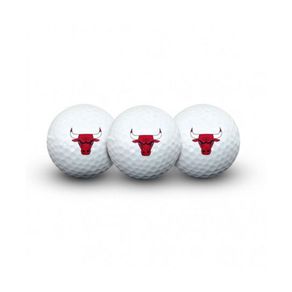 Team Effort NBA 3-Ball Pack Golf Balls 1131281-Chicago Bulls  Size sleeve