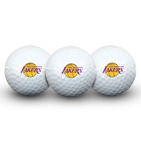 Team Effort NBA 3-Ball Pack Golf Balls 1131283-Los Angeles Lakers  Size sleeve