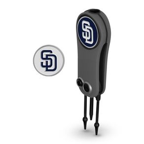 MLB Switchblade Tool with Ball Markers 1131881-San Diego Padres