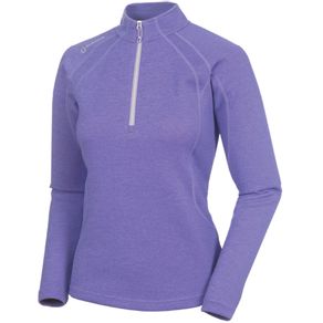 Sunice Women\'s Megan Lightweight Thermal Stretch Pullover 1509278-Lavender  Size xl, lavender