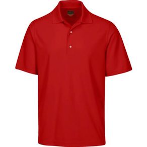 Greg Norman Men\'s Play Dry Protek Micro Pique Polo 1516850-British Red  Size 2xl, british red