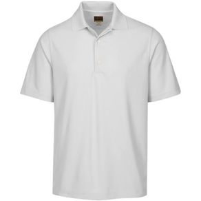 Greg Norman Men\'s Play Dry Protek Micro Pique Polo 1517139-White  Size 4xl, white