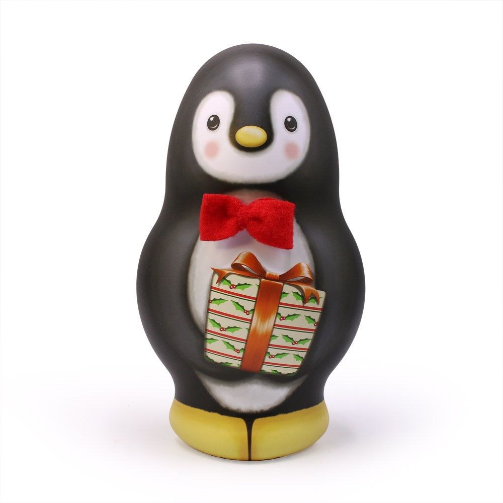 aurora the penguin character tin, 13 oz. | chocolates | by russellstover