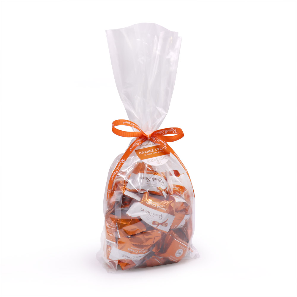 dark chocolate orange creams, 24 oz. | chocolates | individually wrapped | by russellstover