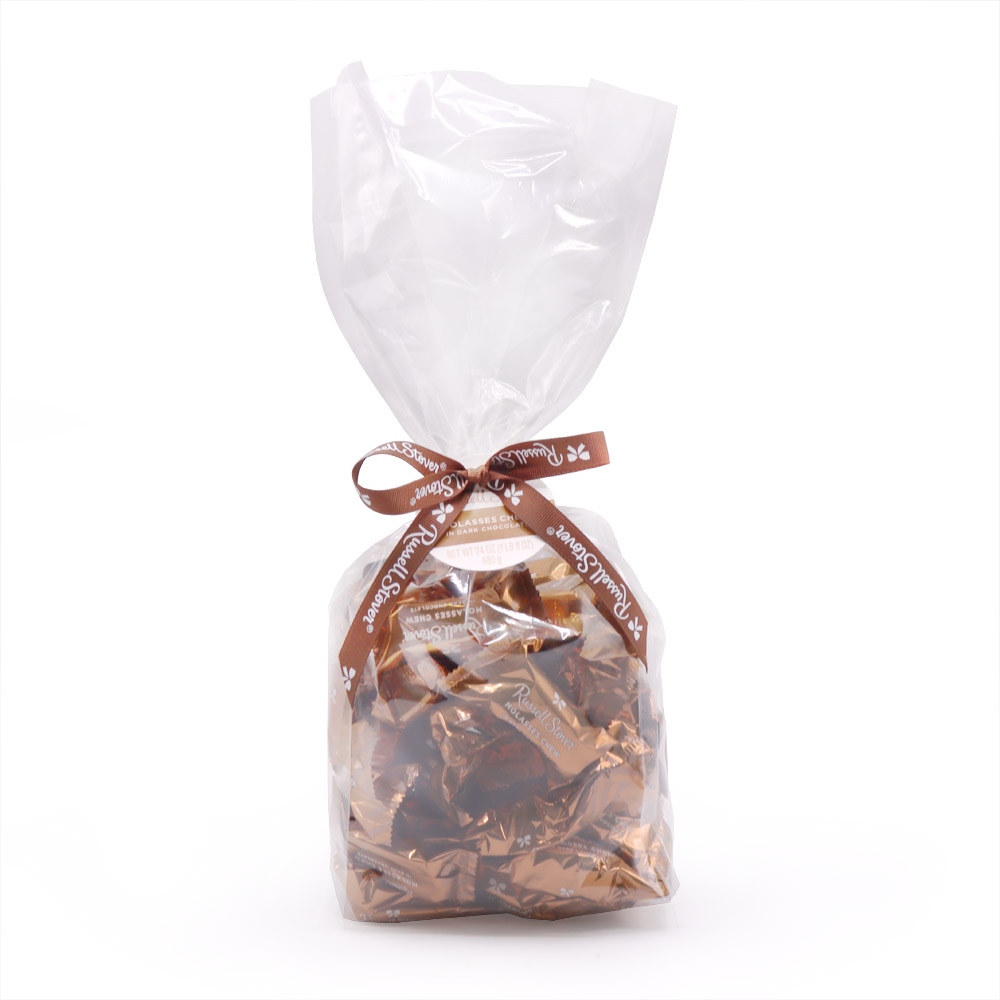 dark chocolate molasses chews, 24 oz. | chocolates | individually wrapped | by russellstover