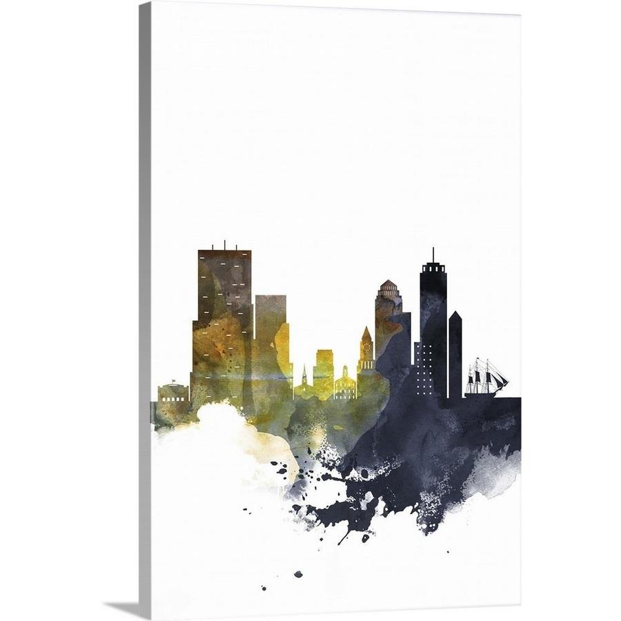 GreatBigCanvas Frameless 30-in H x 20-in W Abstract Canvas Painting | 2414502-24-20X30