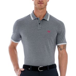 G/FORE Men\'s Core Tipped Polo 2001912-Heather Gray/Snow  Size md, heather gray/snow