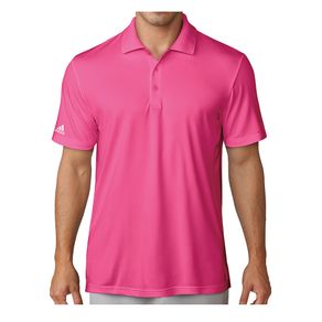 adidas Men\'s Performance Polo 2007191-Solar Pink  Size 3xl, solar pink