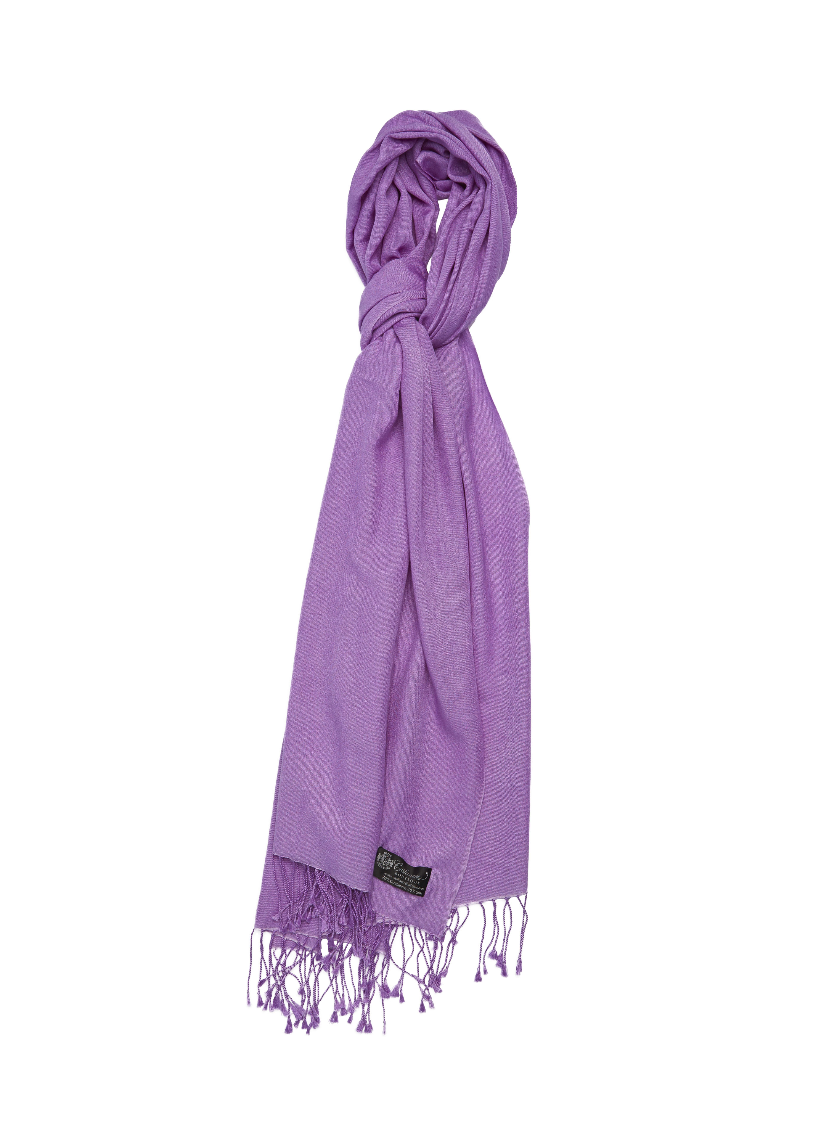 Pashmina and Silk Wrap (Lilac)