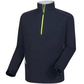 FootJoy Men\'s HydroKnit 1/4-Zip Pullover 2037181-Navy/Gray/Lime  Size xl, navy/gray/lime