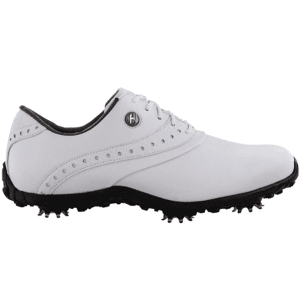 FootJoy Women\'s LoPro Golf Shoes  Size 6.5, White/Tan Croc