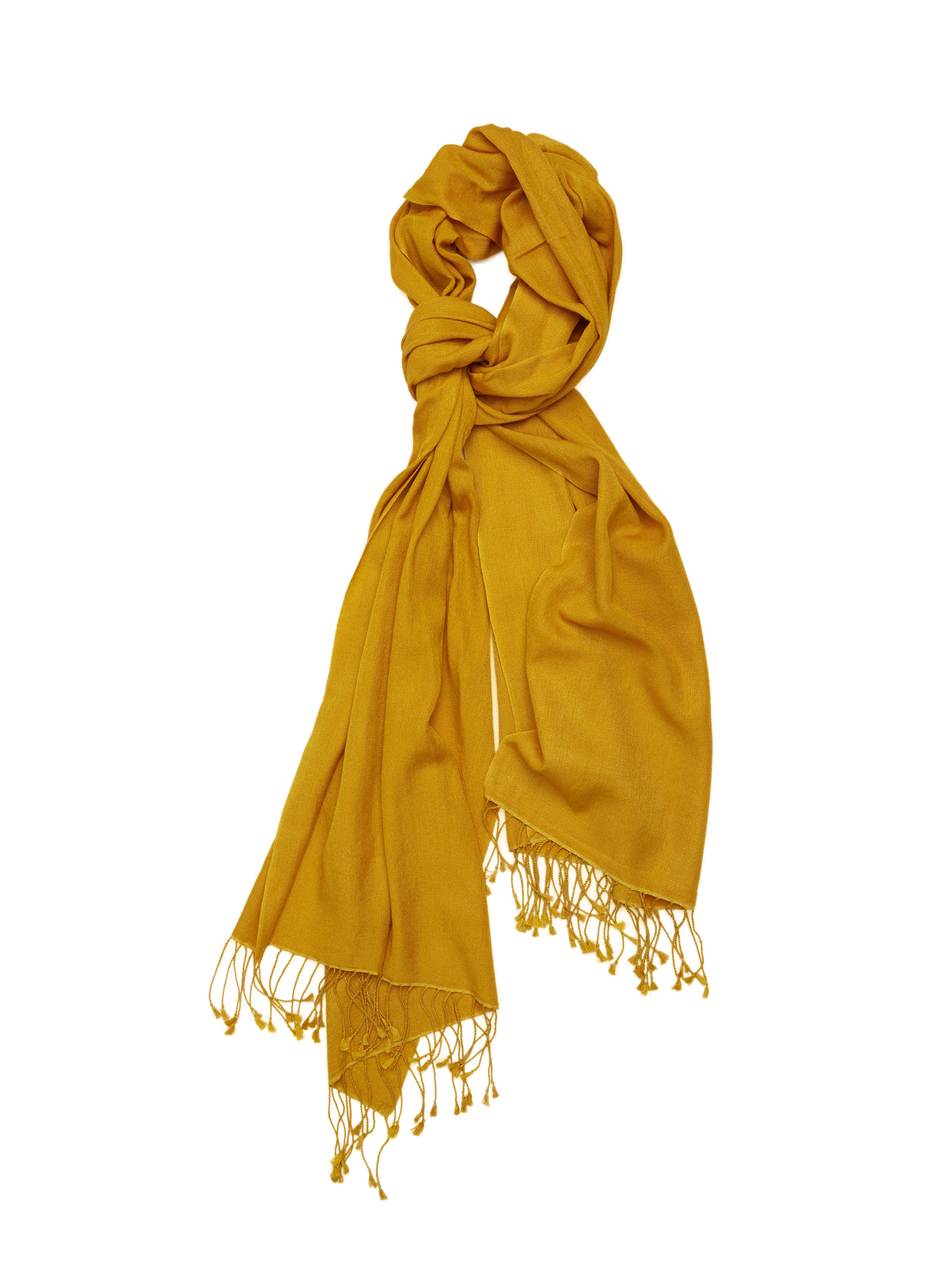 Pashmina and Silk Wrap (Citrine)