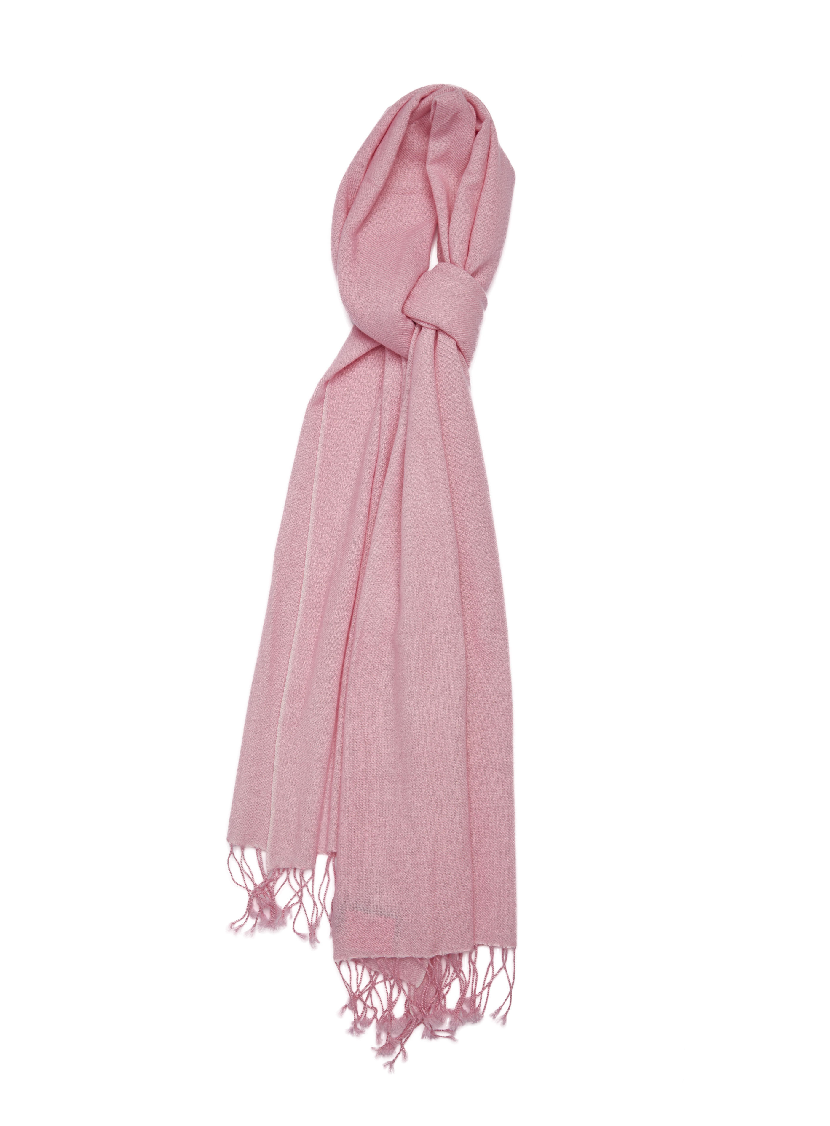 Pashmina and Silk Wrap (Rose Petal Pink)