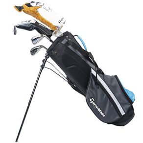 TaylorMade Juniors\' Rory K40 6PC Package Set - Graphite 2054653-Blue Right Steel/Graphite Combo, blue