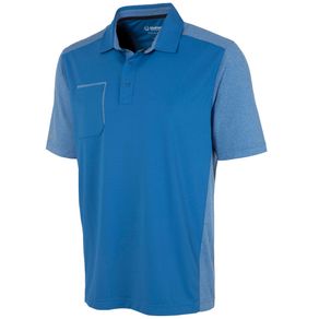 Sunice Men\'s Ethan Coollite Stretch Pocket Polo 2067041-Pacific Blue  Size md, pacific blue