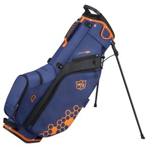 Wilson Staff Feather Stand Bag 2076109-Blue/Black/Orange, blue/black/orange