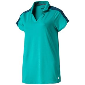 Puma Women\'s Petal Golf Polo 2078291-Blue Turquoise  Size xs, blue turquoise