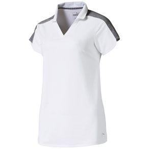 Puma Women\'s Petal Golf Polo 2078297-Bright White  Size xs, bright white