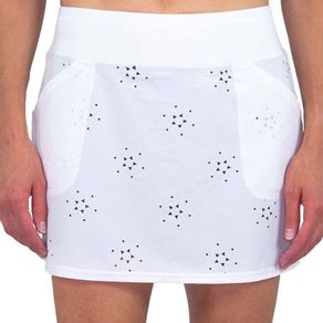 JoFit Women\'s Laser Cut Woven Mina Short Skort 2089351-White Laser Cut  Size xl, white laser cut