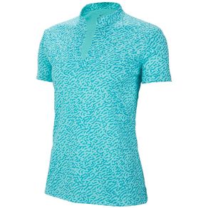 Nike Women\'s Dri-Fit Victory Printed Polo 2092834-Light Aqua/Light Aqua  Size sm, light aqua/light aqua