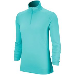 Nike Women\'s Dri-Fit UV 1/4 Zip Pullover 2093023-Light Aqua/Light Aqua  Size xl, light aqua/light aqua