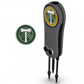 Team Effort MLS Switchblade Repair Tool with Ball Markers 2101656-Portland Timbers