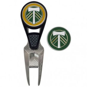 Team Effort MLS CVX Repair Tool and Ball Markers 2101657-Portland Timbers