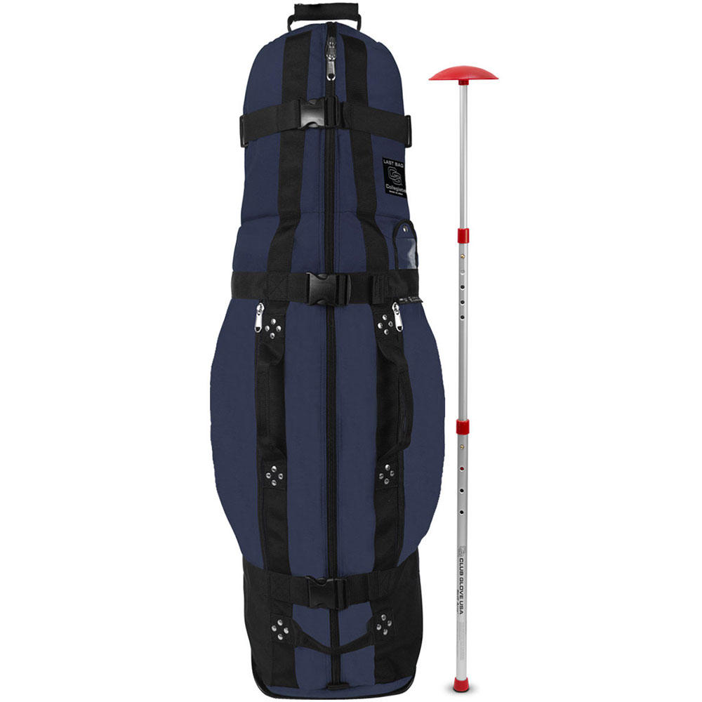 Club Glove Last Bag Collegiate Travel Bag w/ Stiff Arm, Navy