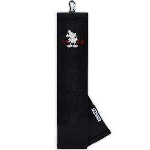 Disney Embroidered Towel 2109541-Black/White/Red, black/white/red