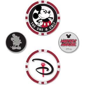 Disney Ball Marker Set 2109544-Black/White/Red/Gray, black/white/red/gray