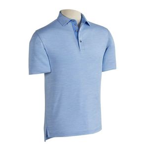 Bobby Jones Men\'s XH2O Jersey Mirage Jekyll Polo 2111517-Sky Blue  Size sm, sky blue