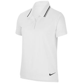 Nike Juniors\' Dri-FiT Girlsâ Victory Polo 2113232-White/Black  Size xl, white/black