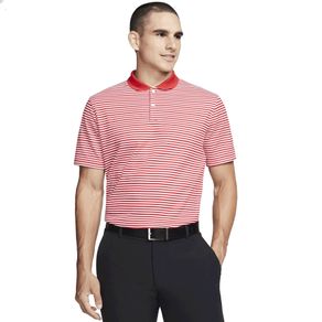 Nike Men\'s Dri-Fit Victory Striped Polo 2113641-University Red/White  Size 2xl, university red/white