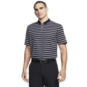 Nike Men\'s Dri-Fit Victory Striped Polo 2113656-Black/Gridiron/White/White  Size md, black/gridiron/white/white