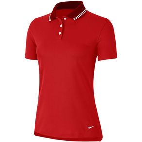 Nike Women\'s Dri-Fit Victory Polo 2114172-University Red/White/White  Size xs, university red/white/white