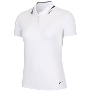 Nike Women\'s Dri-Fit Victory Polo 2114205-White/Black/Black  Size lg, white/black/black