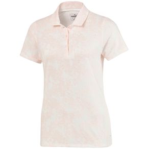 Puma Women\'s Roses Polo 2116024-ROSEWATER  Size lg, rosewater