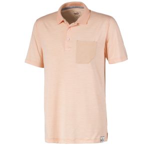 Puma Men\'s Cloudspun Champions Polo 2116434-Cantaloupe  Size md, cantaloupe